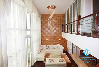 Hight quality penthouse apartment with 4 bedrooms for rent in Ciputra, Westlake Tay Ho, Hanoi, Vietnam